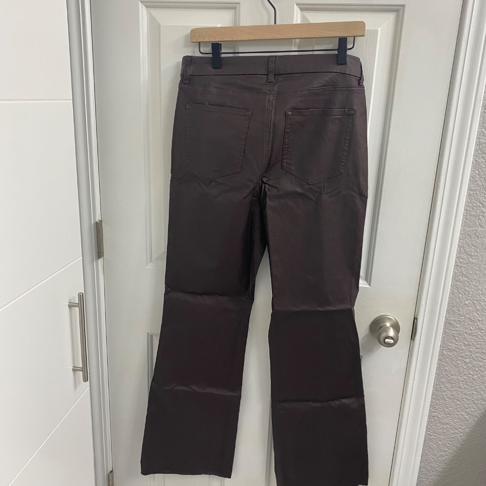 Denim & Co Canyon Retreat size 12 brown mocha pants new in bag - Picture 3 of 7
